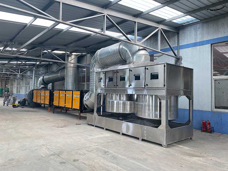 气旋混动喷淋塔